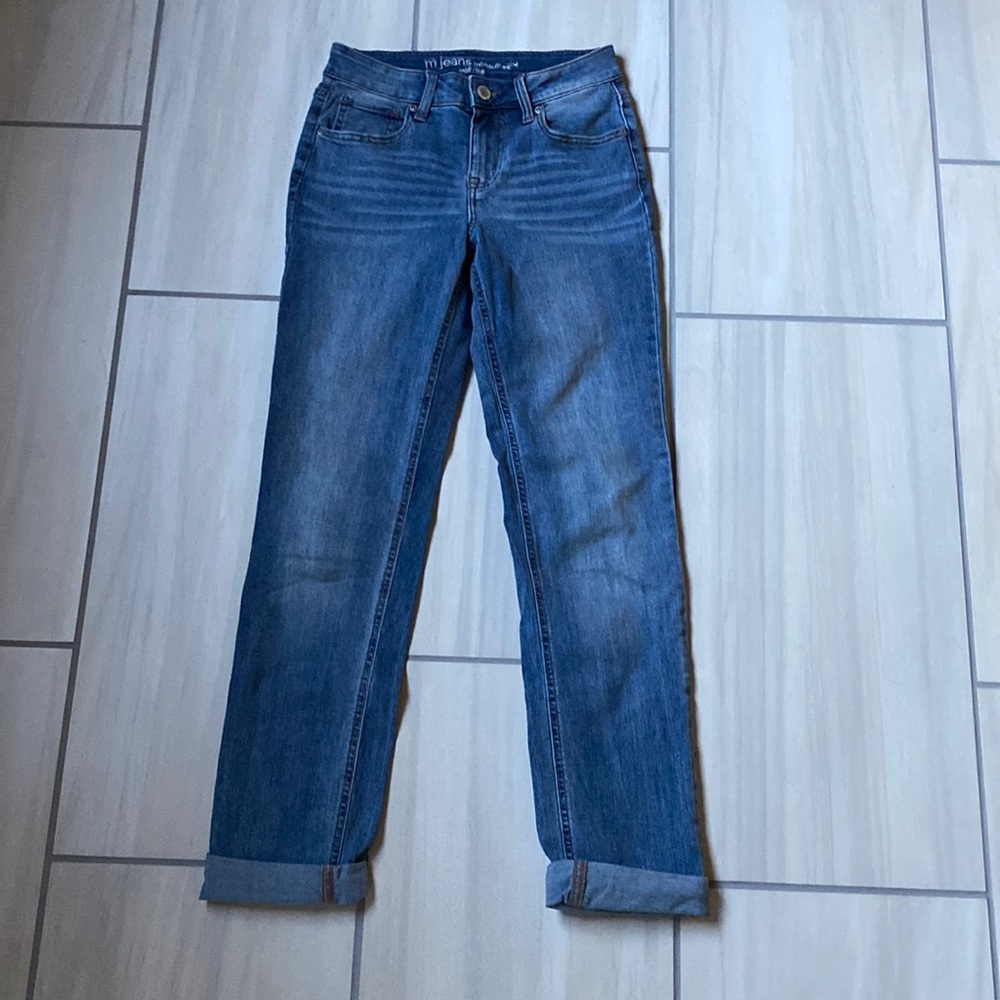 Straight leg jeans
